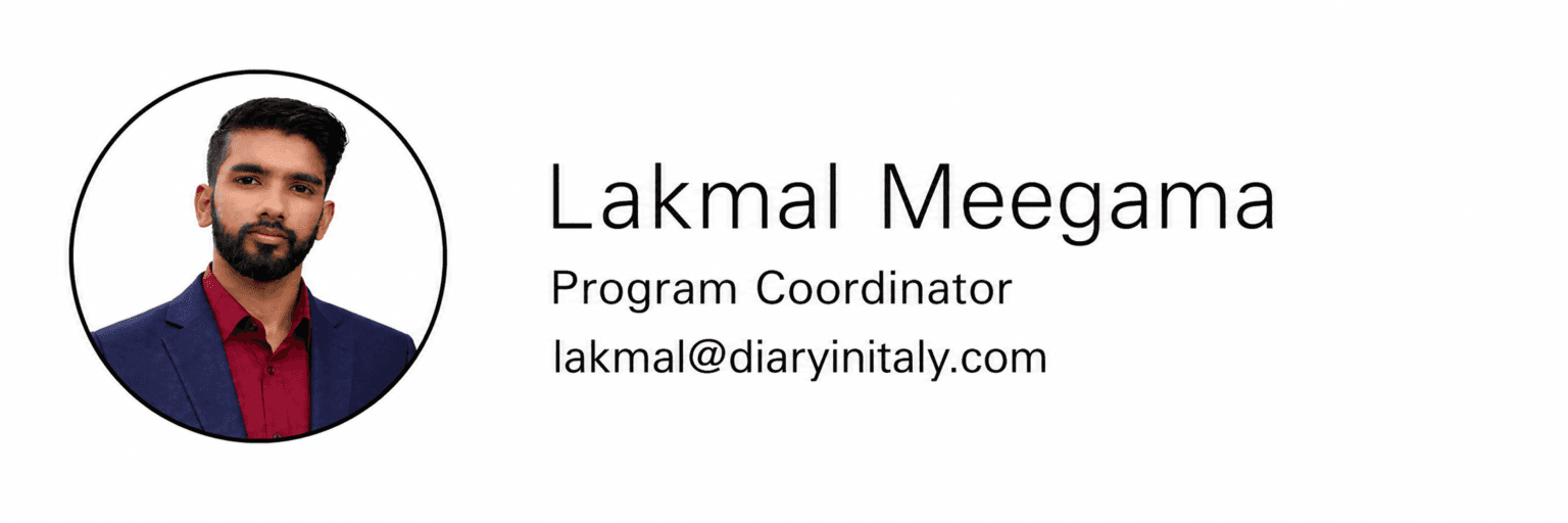 Lakmal Meegama — Program Coordinator at Diary in Italy